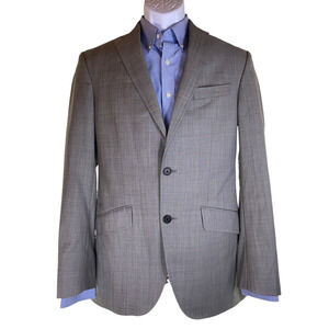 Ted Baker London Mens 36R Casual Elegance Wool Business Sport Coat Double Vented